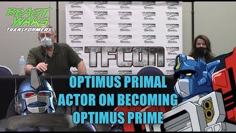 Beast Wars Optimus Primal Voice Actor Garry Chalk on Stepping Into the Role of Optimus Prime.