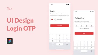 How to create UI Design Login OTP - Figma Tutorial