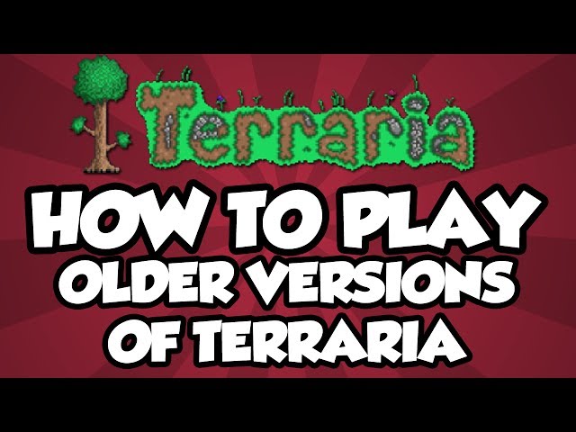 How to install older versions of Terraria and Gamelauncher in 2023!! 