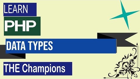 PHP data type tutorial in Urdu / Hindi