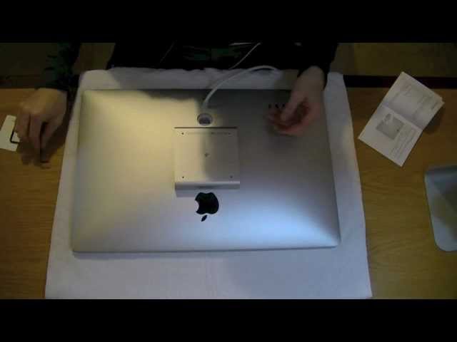 Fitting a VESA Mount Adaptor to an Apple 24