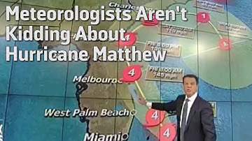 Meteorologists Aren’t Kidding About Hurricane Matthew
