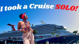 No friends? No Problem! Cruise ALONE! (CARNIVAL RADIANCE)