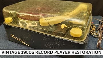 Restoring a Rare Record Player from the 1950s