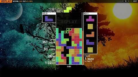 20 TSD challenge on Tetrio