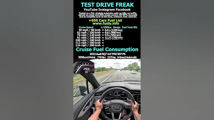 2023 Audi SQ7 4.0 TFSI 507 PS #audi #sq7 #q7 #topspeed #pov #autobahn #vmax #audiSQ7 #audilove