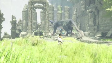 The Last Guardian - Part 3: Escape The Ruins (Climb Well Chain) Beams, Climbing, Trico Distracted