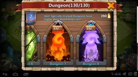 Castle Clash Dungeon 8 40 Shard (Restoration Only)