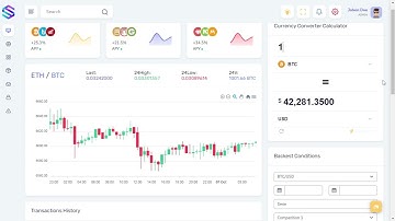 CryptoCurrency Template Bootstrap 5 Admin Dashboard With LTR Light Theme