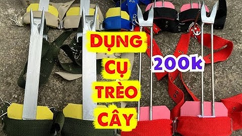 130K Guốc trèo cây giá rẻ , dụng cụ trèo cây mẫu 2025 - dây đai an toàn | Leo cây an toàn , hiệu quả