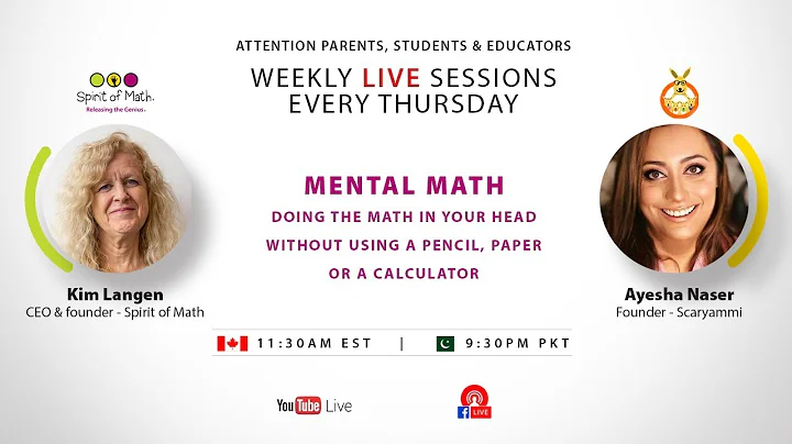 Kim Langen and Scary Ammi LIVE Session MENTAL MATH