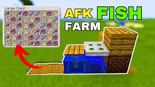 Simple AFK Fish Farm MInecraft 1.20+