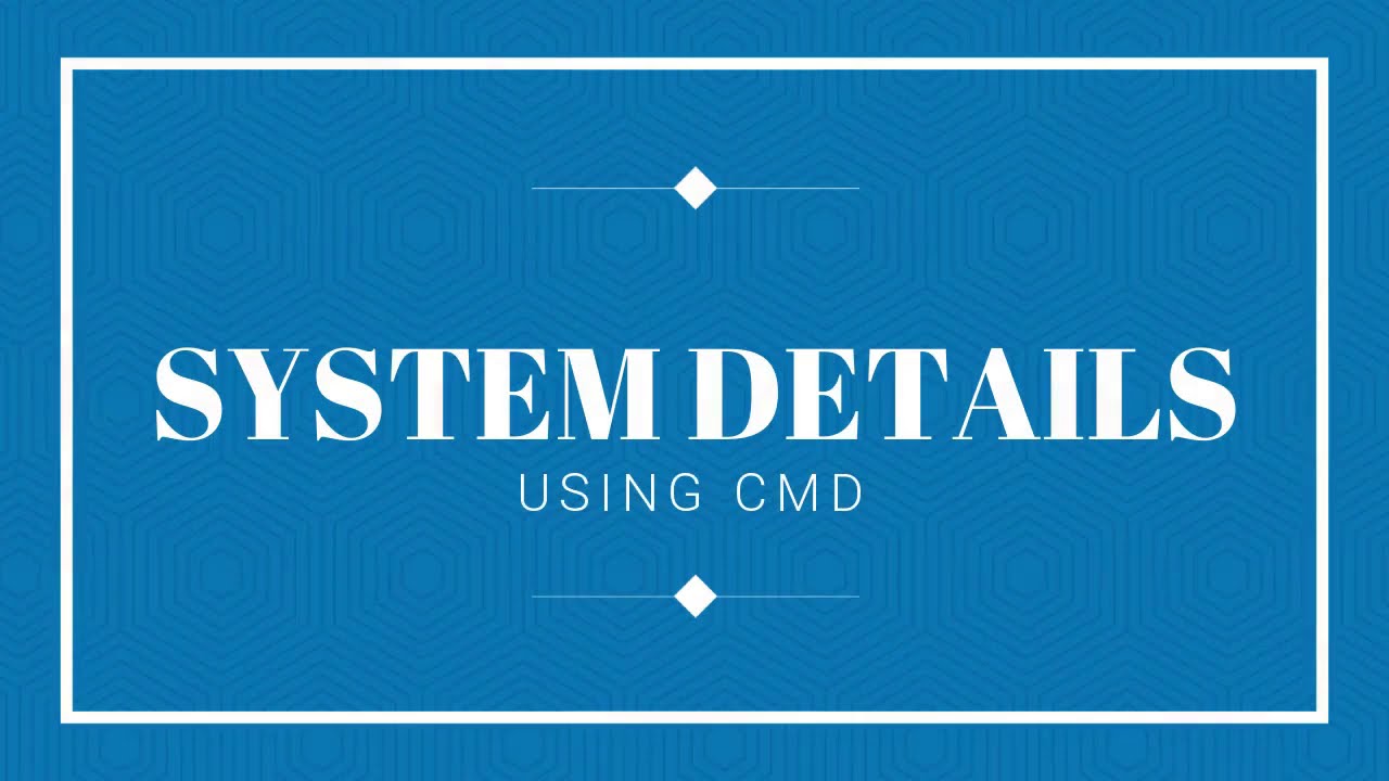 How To Know System Details Using CMD system laptop desktop Details how-to-know-system-details-using-cmd-system-laptop-desktop-details