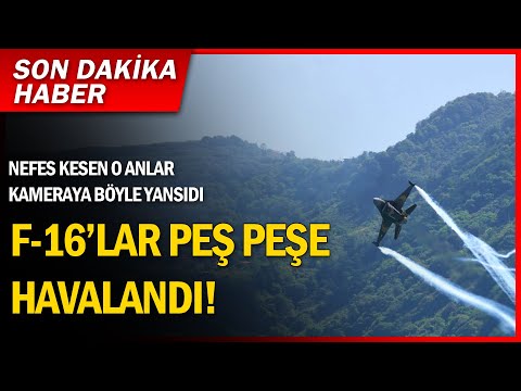 F-16'lar peş peşe