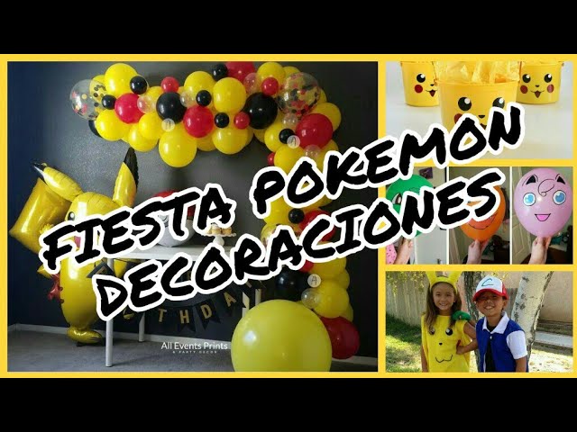 Decoración Fiesta Pokemon - decoracion para fiestas