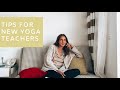 Tips For New Yoga Teachers