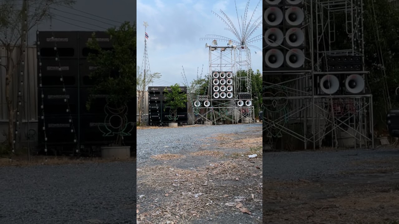 เครื่องไฟงานบวช ทีมงานหนุ่มน้อยเจริญซาวด์การไฟฟ้า ทดผู้ใหญ่กา