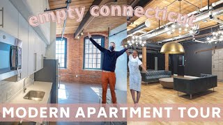WHAT $1725 A MONTH GETS YOU IN CONNECTICUT | EMPTY MODERN MILL APARTMENT TOUR 2021
