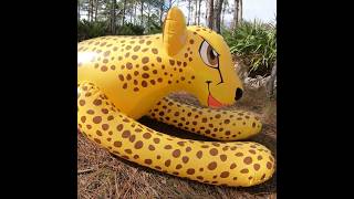 Life-Size Ride-On Pool Toy Cheetah From Inflatable World