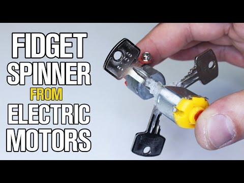 How To Make Fidget Spinner From Electric Motors