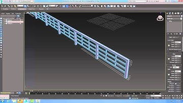 3ds Max  04-10 Railing   Fencing Rollout