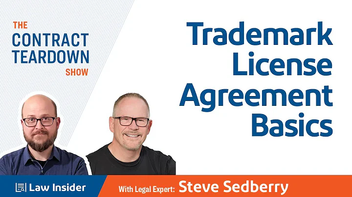 Trademark Licensing Agreement Basics with Steve Sedberry