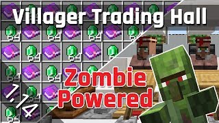 Villager Trading Hall Tutorial with Zombie Discounts | Minecraft 1.14/1.15 (Java Edition)