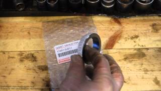 How to fix gasket leak in exhaust pipe Toyota car