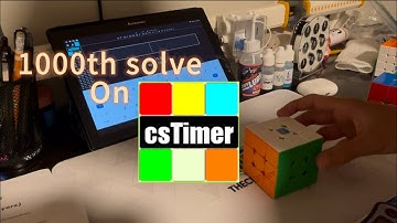 1000th solve on cs timer!!