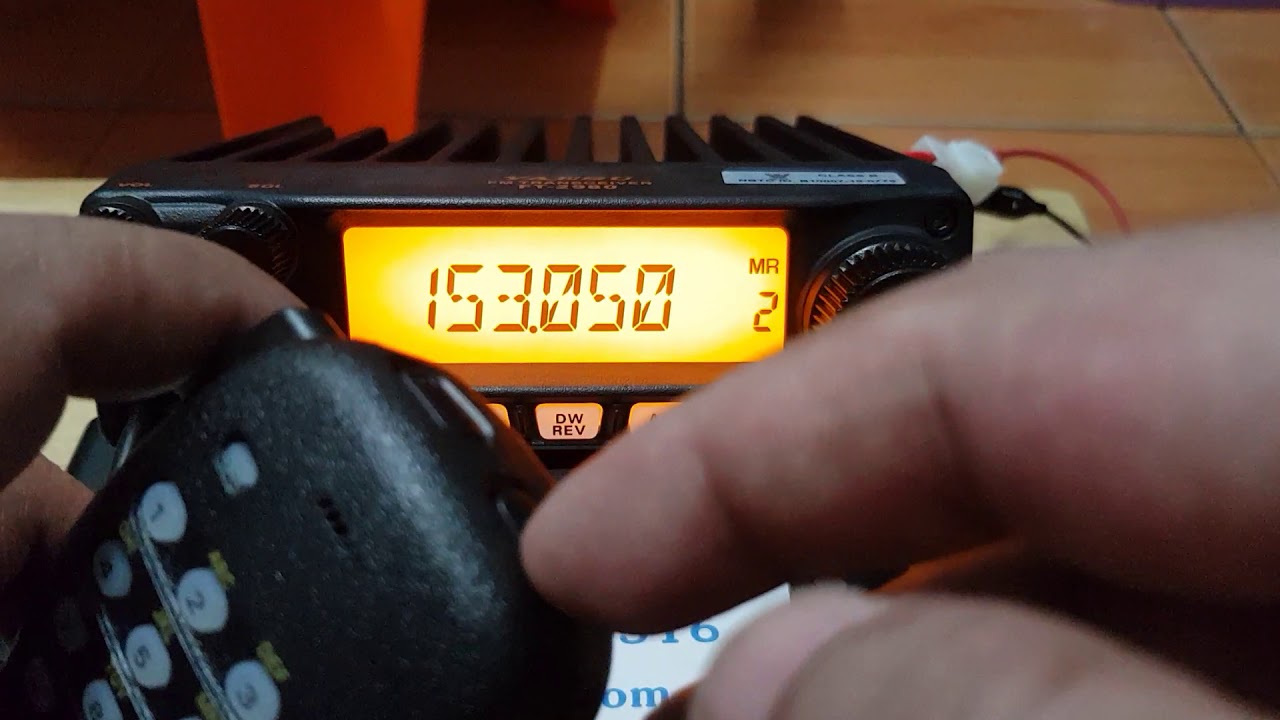 วิธีสแกน Yaesu FT 2980