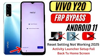 Vivo Y20 Frp Bypass New Security Update Without pc| Vivo Y20s/Y20g/Y20i Google Account Bypass 2025