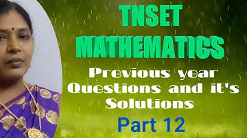 TN SET MATHEMATICS PREVIOUS QUESTIONS AND ITS SOLUTIONS - TAMIL