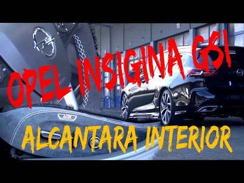 OPEL INSIGNIA GSI mit Alcantara Interieur │ Lenkrad │ Armlehne │ Sitzblenden │BENDA Autosattlerei