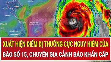 Báo động đỏ: Xuất hiện điểm dị thường cực nguy hiểm của bão số 15, chuyên gia cảnh báo khẩn cấp