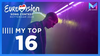 Eurovision 2020 - MY TOP 16 (so far) & comments | +🇬🇧🇩🇪