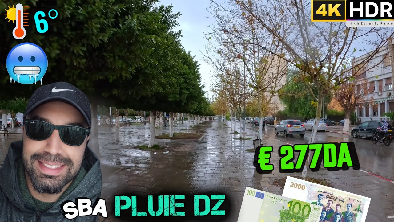 AMBIANCE PLUVIEUSE 100 % DZ, UN HIVER BÉNI PAR DIEU, ENTRE FROID ET PLUIE #452 #dz #euro