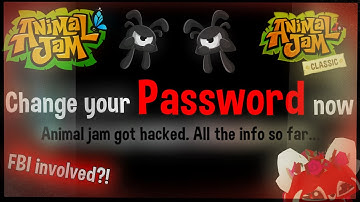 Change your PASSWORD now... // Animal Jam breach 2020