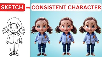 Convert A Sketch Drawing To 3D Consistent Character | Sketch to 3D Render AI | PromeAI