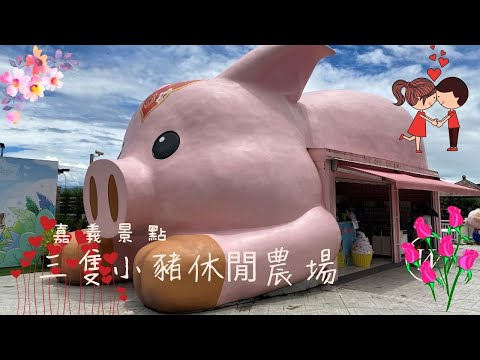 【嘉義民雄旅遊景點】三隻小豬觀光農場 | 超可愛動物! 打卡景點多到爆 | 適合親子旅遊 情侶出遊 物超所值的好景點