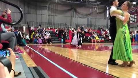 MIT Open Ballroom Dance Competition 2019 | Silver Standard Tango | Round 2