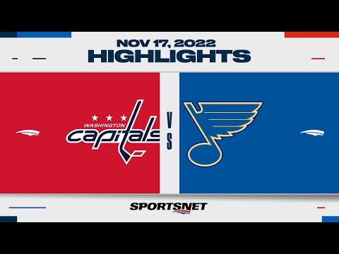 NHL Highlights | Capitals vs. Blues - November 17, 2022