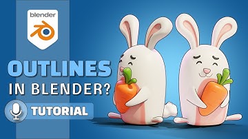 How to create outlines in Blender with one click?