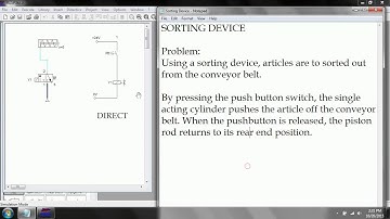 Electro-Pneumatics Control (SORTING DEVICE)