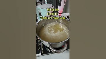 Cách nấu đường nước pha chế đơn giản, nhanh, không lại đường, để được lâu.