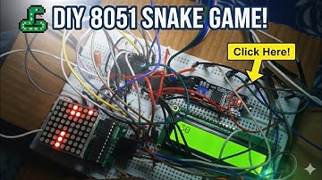 8051 Snake Game | Snake Game Using 8051 Microcontroller
