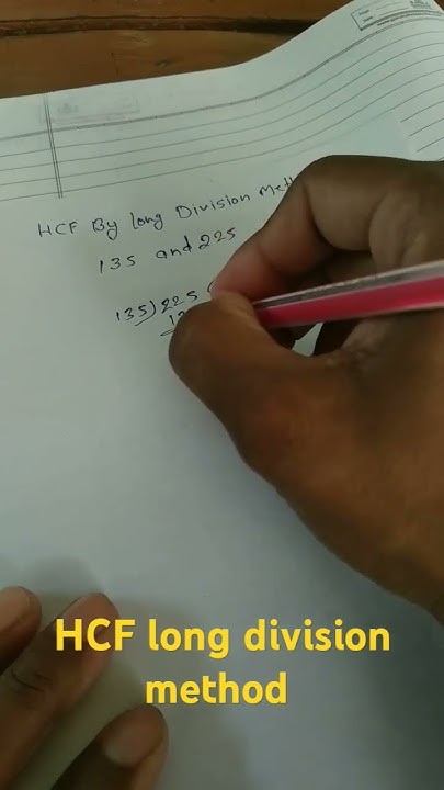 HCF Long Division Method short Video YouTube hcf-long-division-method-short-video-youtube