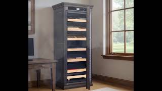 The Remington Climate Controlled Cigar Humidor Cabinet