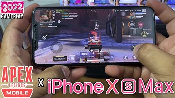 APEX Legends Mobile GAMEPLAY on iPhone XS MAX in 2022!? | (MAX GRAPHICS & FRAME RATE) [HandCam]