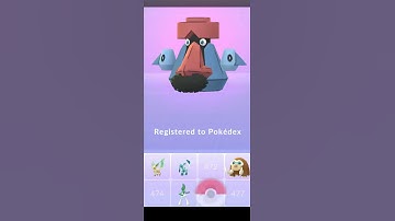 Nosepass evolving into Probopass!