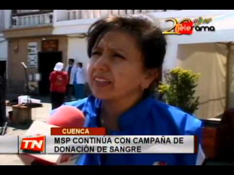 MSP continúa con campaña de donación de sangre